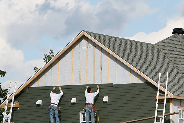 Professional Siding Replacement technician working in Olanta, PA